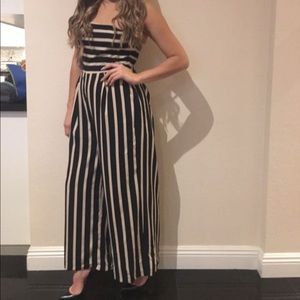 Size small strapless jumpsuit
